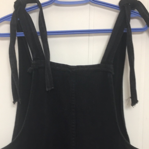 Wildfire  short black cotton Denim jean jumper, size medium - Picture 2 of 11